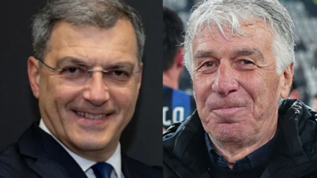 Damien Comolli e Gian Piero Gasperini &copy; Juventus FC e Atalanta BC