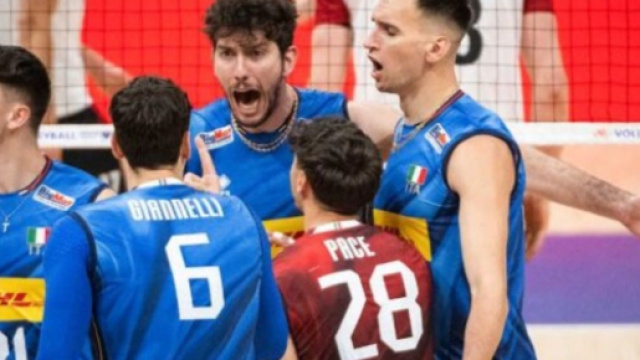 Italia maschile Volley &copy; Pagina Facebook ufficiale della Federazione Italiana Pallavolo