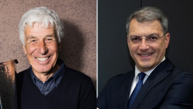 Gian Piero Gasperini e Damien Comolli &copy; Atalanta BC e Juventus FC