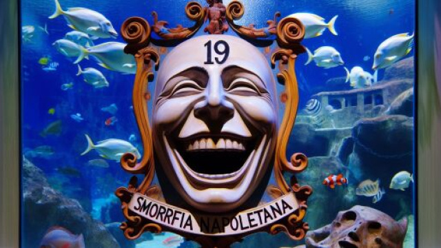 Numero 19 della Smorfia napoletana, 'a resata. &copy; Immagine creata con Dall-E