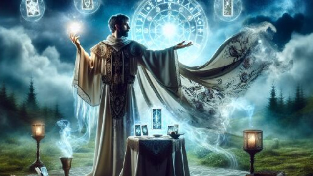 Il Mago dei tarocchi influenza i Gemelli. &copy; Immagine creata con Dall-E