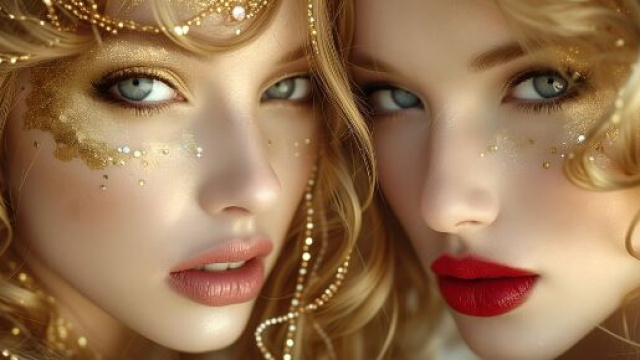 Rappresentazione generata dall'IA del segno Gemelli al femminile &ndash; &copy; Pixabay.