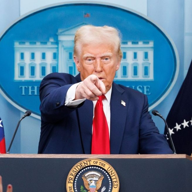 Il presidente degli Stati Uniti Donald Trump. &copy;Shutterstock