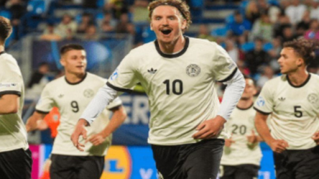 Nick Woltemade (23) con la maglia della Germania U21 &copy; Instagram