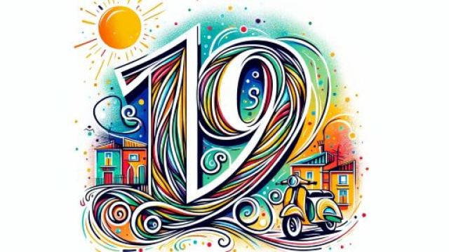 Numero 19 della Smorfia napoletana, 'a risata per la Vergine. &copy; Immagine creata con Dall-E