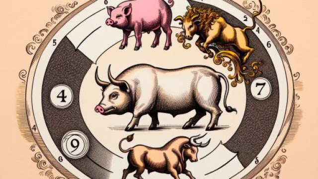 Numero 4 della Smorfia napoletana, 'o puorco per il Toro. &copy; Immagine creata con Dall-E