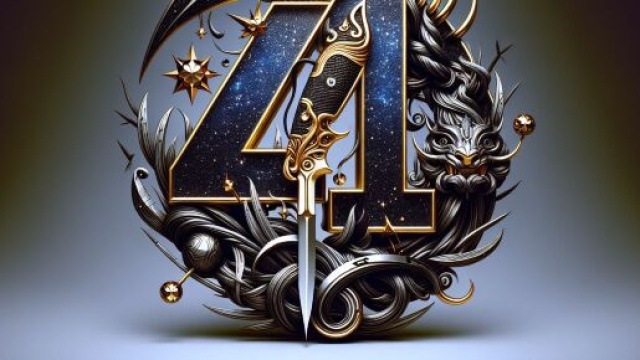 Numero 41 della Smorfia napoletana, 'o curtiello, per il segno del Cancro. &copy; Immagine creata con Dall-E