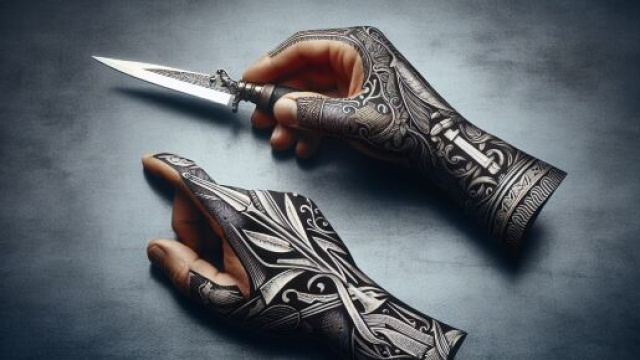 Numero 41 della Smorfia napoletana, 'o curtiello. &copy; Immagine creata con Dall-E