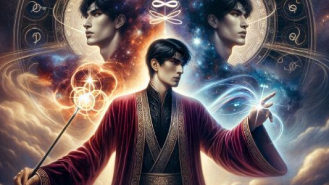 Oroscopo del 19 giugno 2025 per i Gemelli, influenzato dalla carta del Mago. &copy; Immagine creata con Dall-E