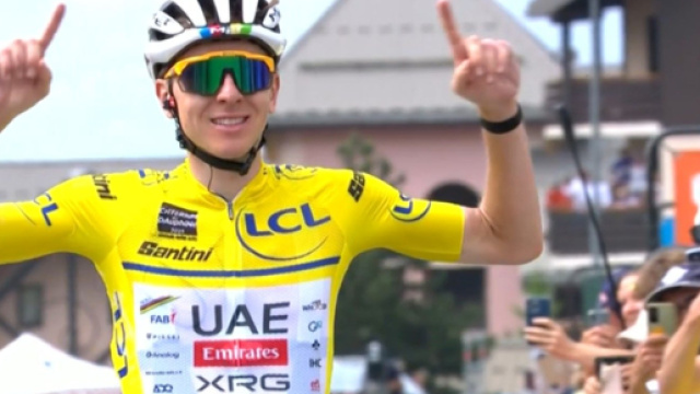 Tadej Pogacar al Delfinato - &copy; Screenshot Eurosport