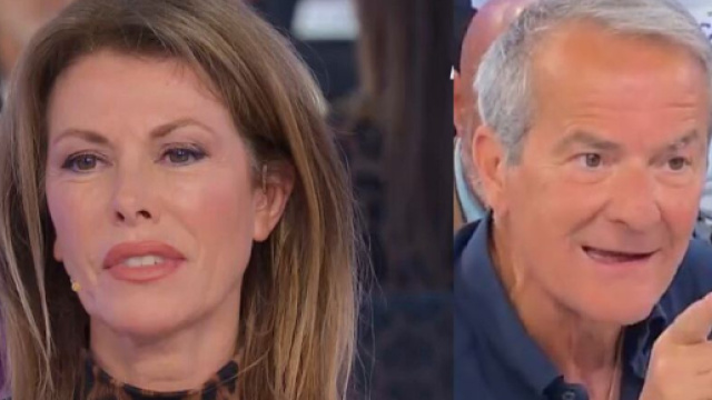 Cinzia Paolini e Antonio - Screenshot &copy; Canale 5.