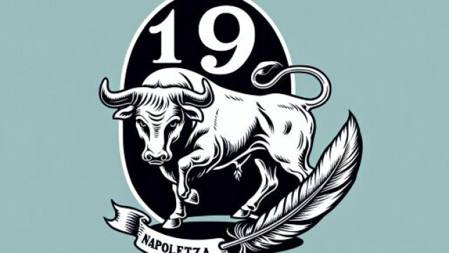 Numero 19 della Smorfia napoletana, rappresentante della risata e della leggerezza per il Toro. &copy; Immagine creata con Dall-E