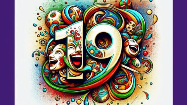 Numero 19 della Smorfia napoletana, 'a risa per il Sagittario. &copy; Immagine creata con Dall-E