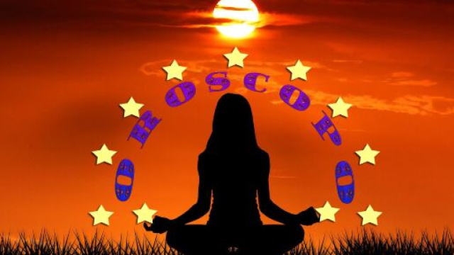 Figura yoga con le stelle dell'oroscopo - &copy; Roberta Carsoli.