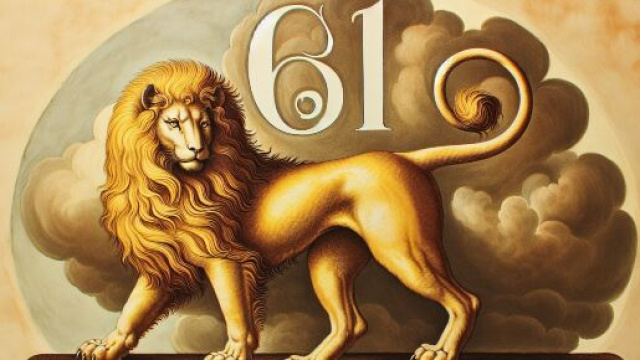 Numero 61 della Smorfia napoletana, 'o cacciatore, per il segno del Leone. &copy; Immagine creata con Dall-E