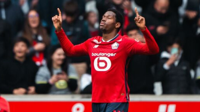 Jonathan David, attaccante del Lille. Foto &copy; Lille