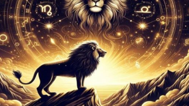 Segno del Leone generato con &copy; AI Copilot
