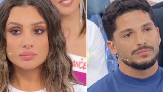 Cristina Ferrara e Gianmarco Steri &ndash; Screenshot &copy; Canale 5.
