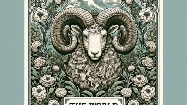 Illustrazione ispirata al segno zodiacale dell'Ariete. &copy; Immagine creata con Dall-E