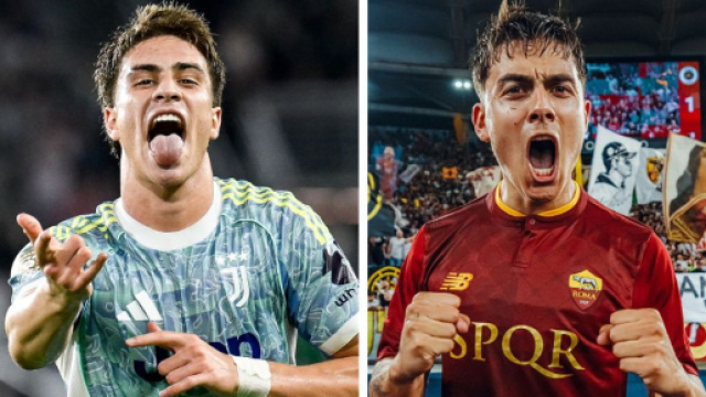 Kenan Yildiz e Paulo Dybala &copy; Juventus FC e AS Roma