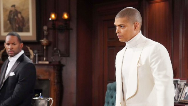 Lawrence Saint-Victor (Carter Walton) e Delon de Metz (Zende Forrester). &copy; Immagine Mediaset