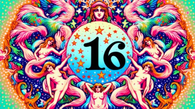 Numero 16 della Smorfia napoletana, Pesci e la fortuna. &copy; Immagine creata con Dall-E