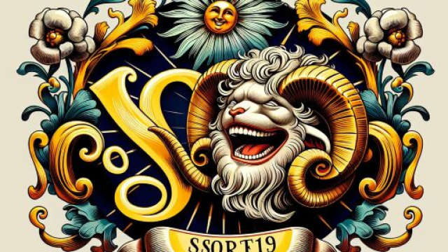 Numero 19 della Smorfia napoletana, 'a resata, per il segno dell'Ariete. &copy; Immagine creata con Dall-E