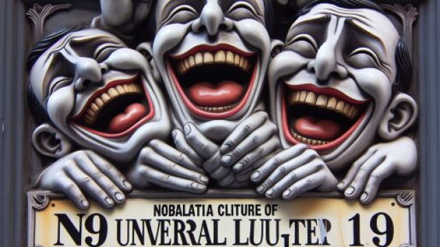 Numero 19 della Smorfia napoletana, l'Acquario 'a resata. &copy; Immagine creata con Dall-E