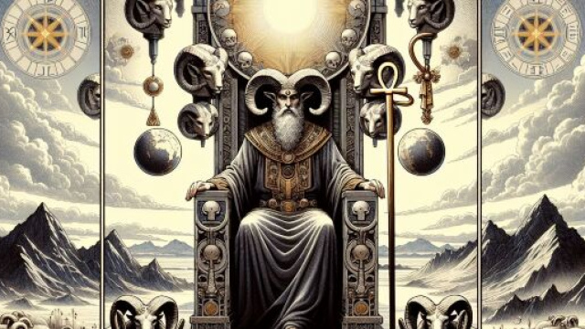 Ariete sotto l'influsso dell'Imperatore. &copy; Immagine creata con Dall-E