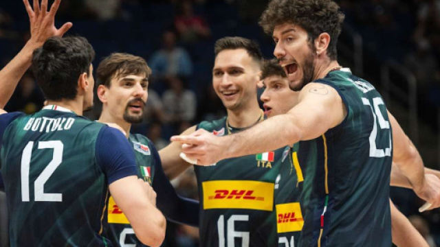 Italia maschile Volley &copy; Pagina Facebook ufficiale della Federazione Italiana Pallavolo