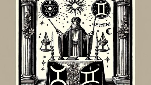 La carta del Mago per i Gemelli. &copy; Immagine creata con Dall-E