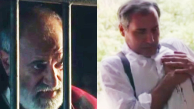 Romulo in carcere e Gregorio, screenshot &copy; La Promessa