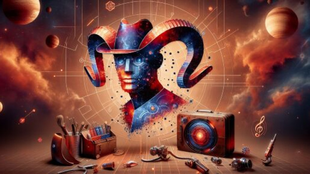 Immagine ispirata a Cowboy Bebop per l&rsquo;Ariete. &copy; Immagine creata con DALL&middot;E.