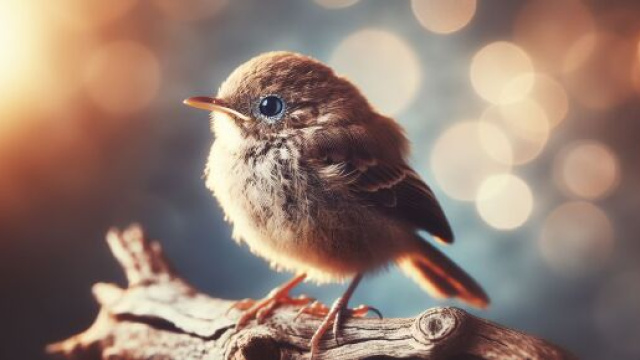 Numero 35 della Smorfia napoletana, l'auciello per il Cancro. &copy; Immagine creata con Dall-E