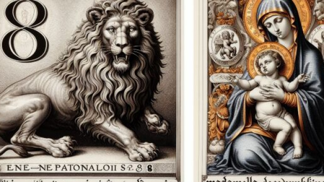 Numero 8 della Smorfia napoletana, 'a Maronna. &copy; Immagine creata con Dall-E