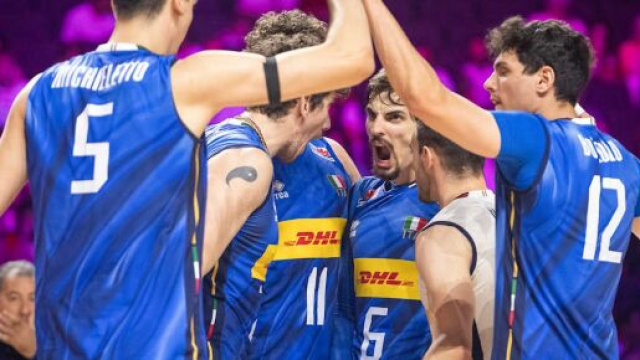 Italia maschile Volley &copy; Pagina Facebook ufficiale della Federazione Italiana Pallavolo