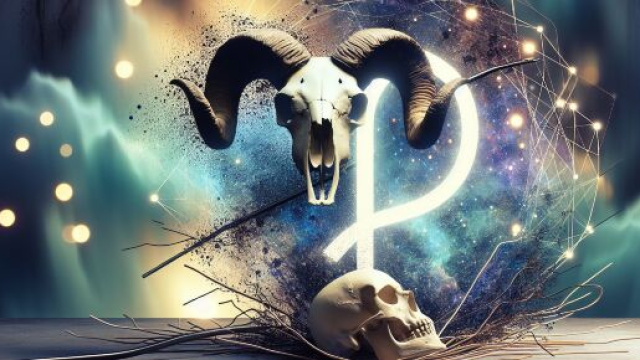 Numero 47 della Smorfia napoletana, 'o muorto, segno dell'Ariete. &copy; Immagine creata con Dall-E