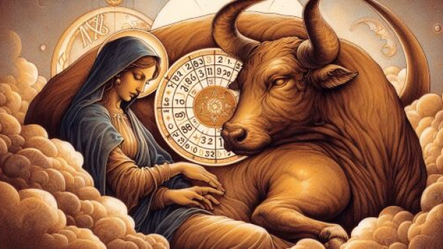 Numero 8 della Smorfia napoletana, 'a Maronna per il segno zodiacale del Toro. &copy; Immagine creata con Dall-E