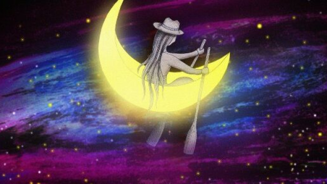 Bambina che naviga tra le stelle &copy; pixabay.com