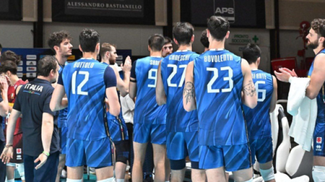 Italia maschile Volley &copy; Pagina Facebook ufficiale della Federazione Italiana Pallavolo