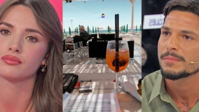 Nadia Di Diodato e Gianmarco Steri - screenshot &copy; Canale 5 / Instagram.