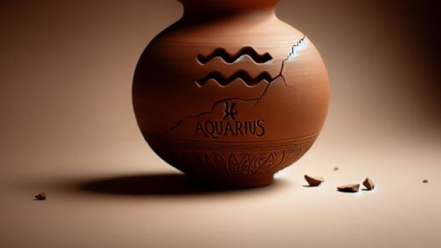 Numero 7 della Smorfia napoletana, Acquario il vaso di creta. &copy; Immagine creata con Dall-E