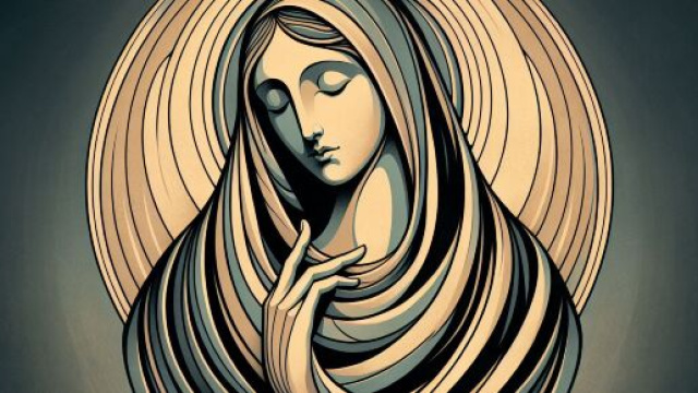 Numero 8 della Smorfia napoletana, 'a Maronna. &copy; Immagine creata con Dall-E