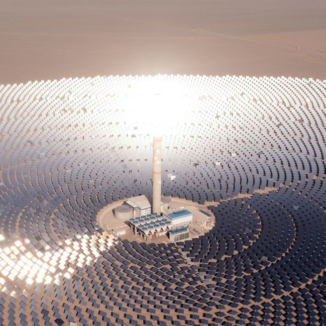 La Thermal Power Station di Dunhuang, in Cina. &copy;Shutterstock