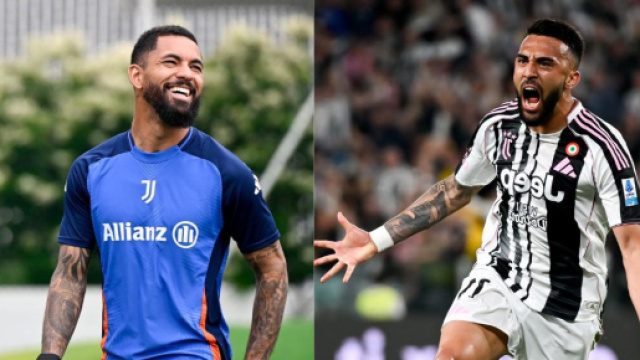 Douglas Luiz e Nico Gonzalez. Foto &copy; Juventus FC