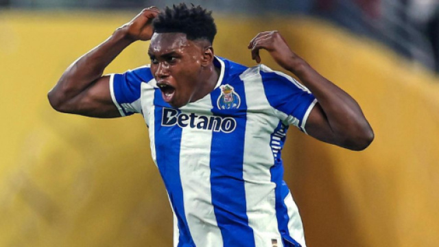 Samu Omorodion, centravanti del Porto. Foto &copy; X Porto