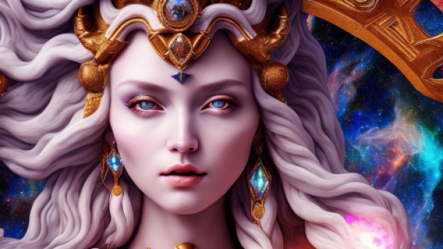 Dea con gli occhi azzurri &copy; Immagine Pixabay