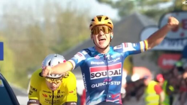 Remco Evenepoel &ndash; &copy; Screenshot Eurosport.