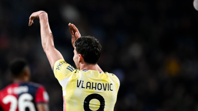 Dusan Vlahovic, attaccante della Juventus. Foto &copy; Juventus FC