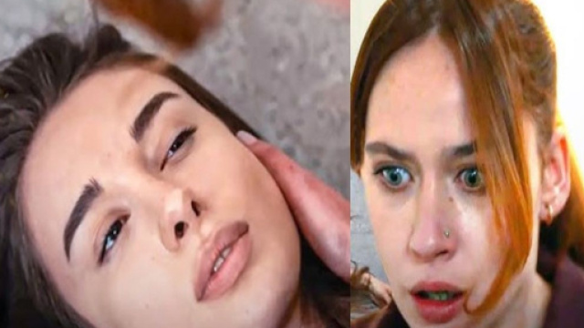 İrem Tuncer (Serra) e İlayda &Ccedil;evik (Ipek) in una scena di Tradimento &ndash; Screenshot &copy; Aldatmak.